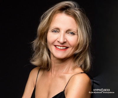 Dr Sylvie COLOMBANI-CLAUDEL, Présidente d'Hypnose 33, Coordinatrice du DIU Hypnose médicale clinique et thérapeutique de Bordeaux.