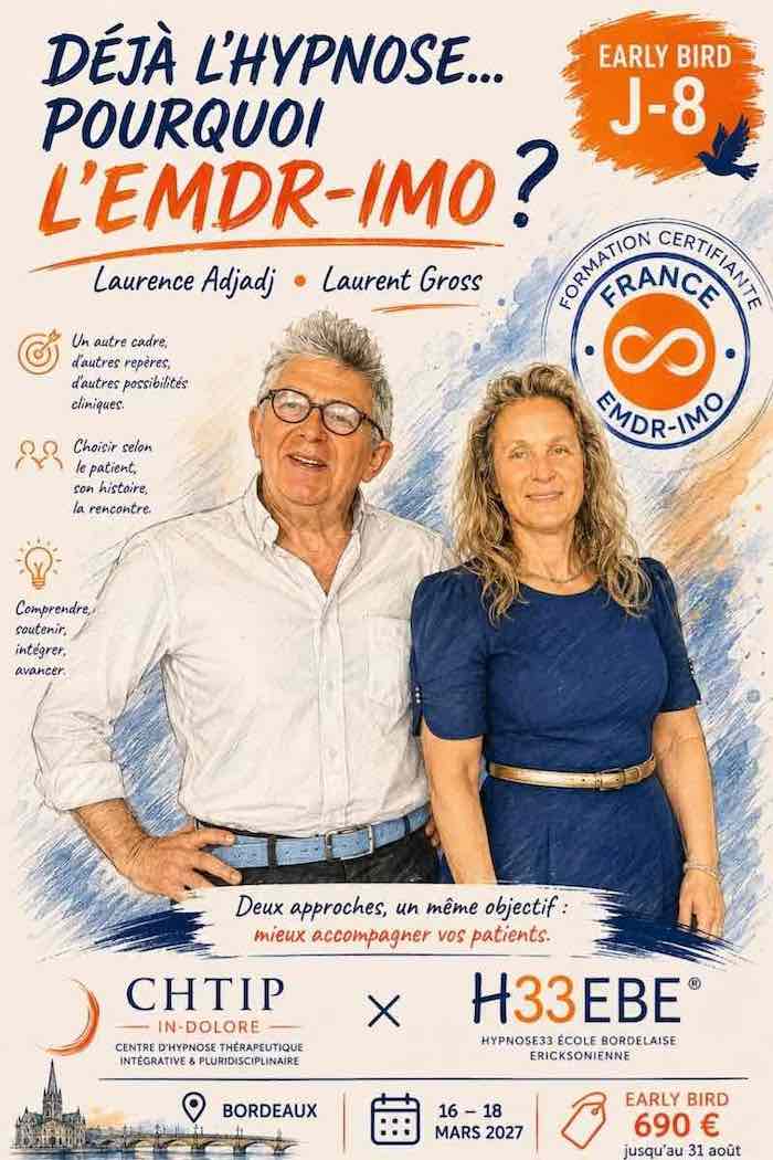 Je pratique déjà l'hypnose. Alors pourquoi me former à l'EMDR - IMO ® ? 